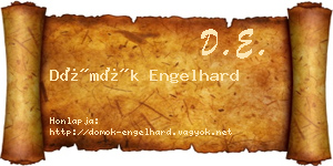 Dömök Engelhard névjegykártya